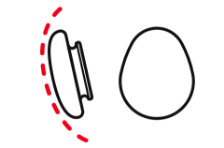 LINDBERG glasses thicker nose pads used for: Acetanium, Spirit, Strip & N.O.W. Order Free LINDBERG Nose Pads